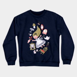 Alice in Wonderland Crewneck Sweatshirt